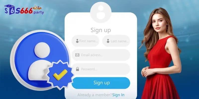 Bước 1: Vào website của nhà cái và nhấn vào mục “Đăng ký”