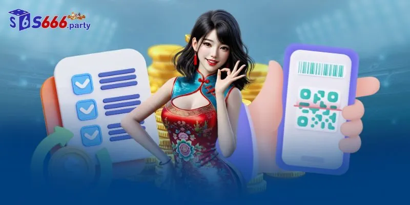 Nạp tiền S666 bằng phương thức quét mã QR