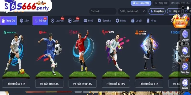 Những loại game thể thao S666 nổi bật bạn có thể chọn