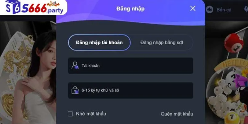 Quy trình đăng nhập vào trang chủ S666 với 4 bước